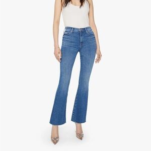 Mother weekender fray in a groovy kind of love